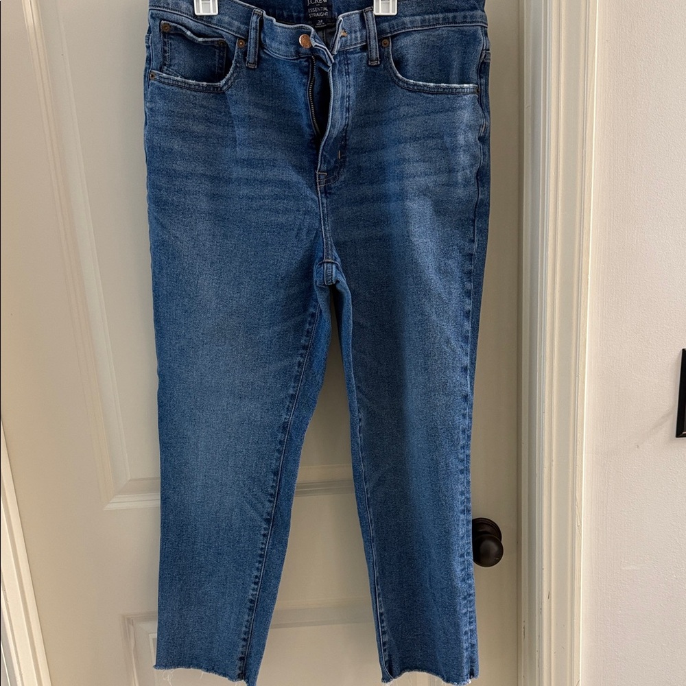 J. Crew Mid-Blue Straight-Leg Women's Jeans